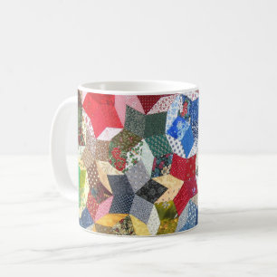 Patchwork Quilt-Muster Kaffeetasse