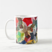 Patchwork Quilt-Muster Kaffeetasse (Links)