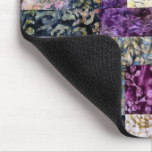 Patchwork Quilt-Muster Mousepad (Ecke)