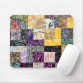 Patchwork Quilt-Muster Mousepad (Mit Mouse)