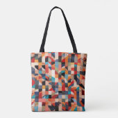 Patchwork Quilt-Muster Tasche (Rückseite)