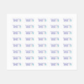 Patchwork Quilt Nähmaschine Etiketten (Blatt)