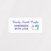 Patchwork Quilt Nähmaschine Etiketten (Design 1)