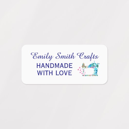 Patchwork Quilt Nähmaschine Etiketten (Design 1)