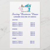 Patchwork-Quilt-Nähmaschinengeschäft Flyer (Vorne)