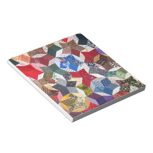 Patchwork Quilt Notizblock (angewinkelt)