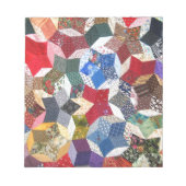 Patchwork Quilt Notizblock (Vorderseite)