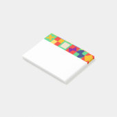 Patchwork Quilt Post-it Klebezettel (angewinkelt)