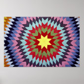 Patchwork-Quilt Poster (Vorne)