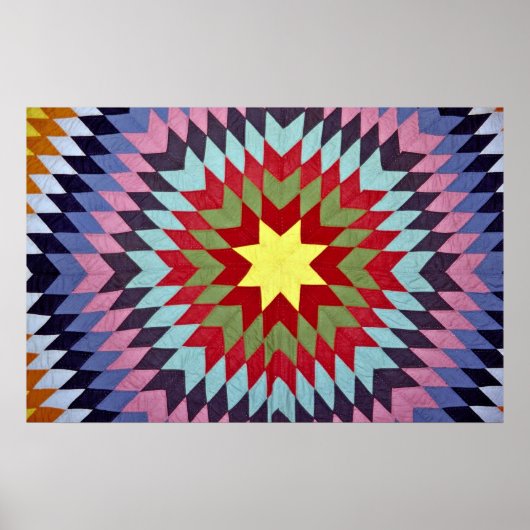 Patchwork-Quilt Poster (Vorne)