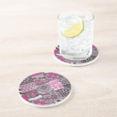 Patchwork Quilt Sandstone Untersetzer (Seite)