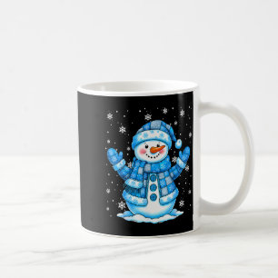 Patchwork-Quilt-Schneemann-Quilter-Frohe-Weihnacht Kaffeetasse