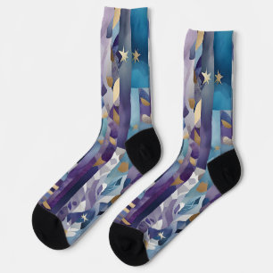 Patchwork-Quilt-Socken Socken