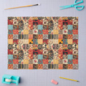 Patchwork Quilt Style Seidenpapier (Basteln)