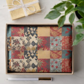Patchwork Quilt Style Seidenpapier (Geschenk)