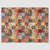 Patchwork Quilt Style Seidenpapier (Vorderseite)