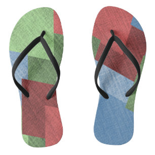 Patchwork Quilt Summer Sandal Flip Flops  Badesandalen