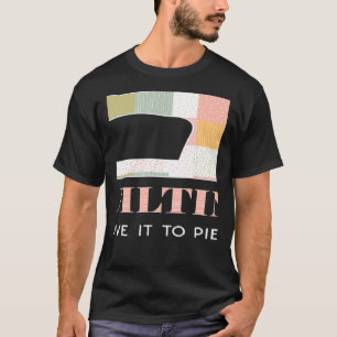 Patchwork-Quilter-Nähmaschinen-Stoffmuster-Qui T-Shirt