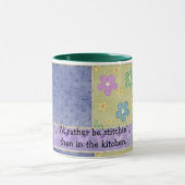 Patchwork Quilter's Coffee Tasse (Zentrum)