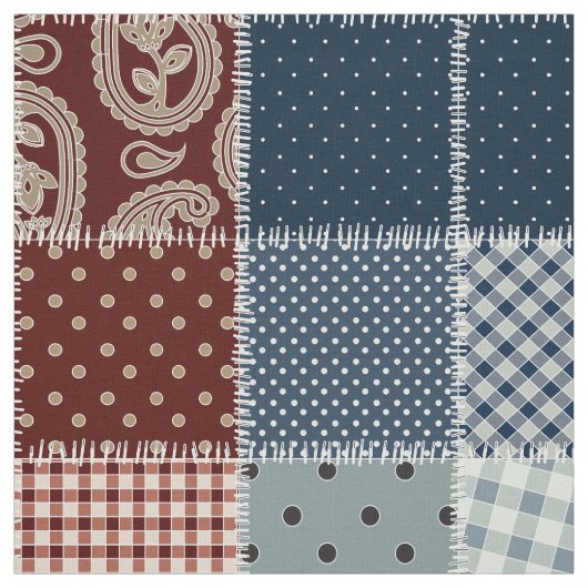 Patchwork-Quiltpaneele. Vintage-Musternaht Stoff (Muster)