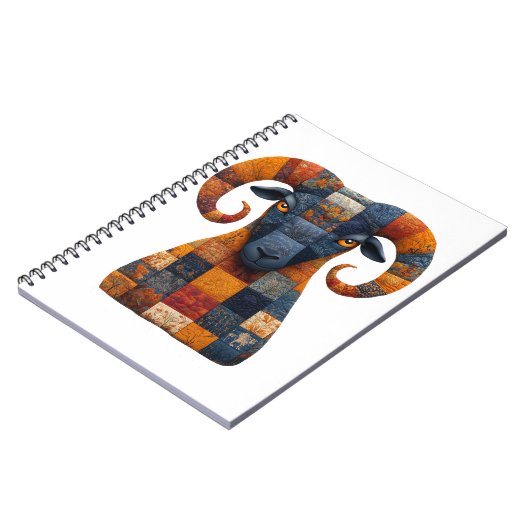 Patchwork Ram Notebook Notizblock (Linke Seite)