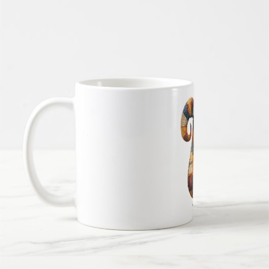 Patchwork-Ram-Tasse Kaffeetasse (Links)
