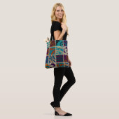 Patchwork-Rauhleinwand-Vintage-Imitation Tasche (Am Model)