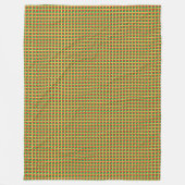 Patchwork Republic of the Congo Flag Pattern Fleecedecke (Vorderseite)