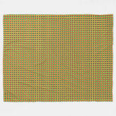 Patchwork Republic of the Congo Flag Pattern Fleecedecke (Vorderseite (Horizontal))