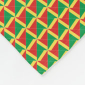 Patchwork Republic of the Congo Flag Pattern Fleecedecke (Ecke)