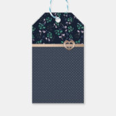 Patchwork, Retro Geschenkanhänger (Vorderseite)