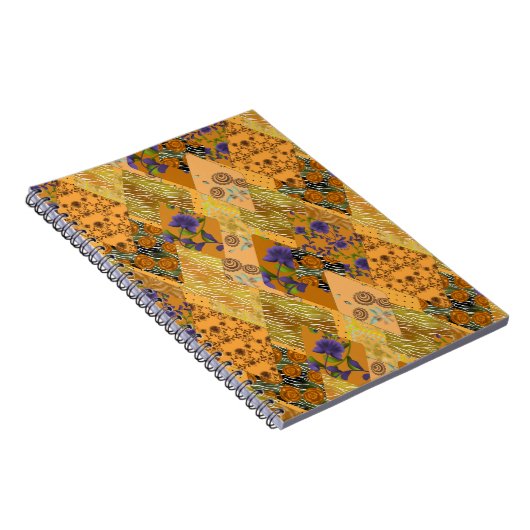 Patchwork, Retro Notizblock (Rechte Seite)
