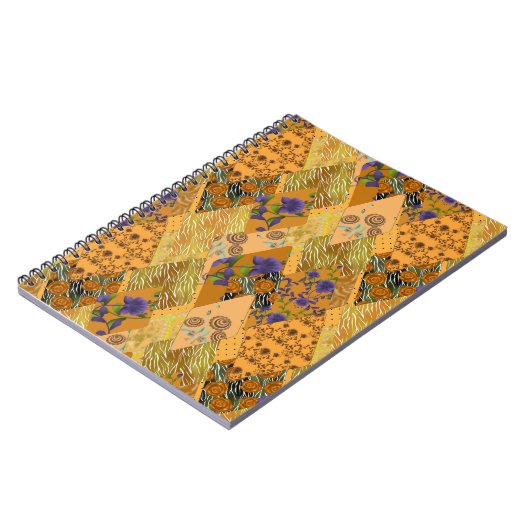 Patchwork, Retro Notizblock (Linke Seite)
