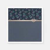 Patchwork, Retro Serviette (Vorderseite)