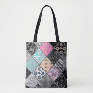 Patchwork-Retro-Vintage Farbpatchwork-Quiltierung Tasche