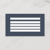 Patchwork, Retro Visitenkarte (Rückseite)