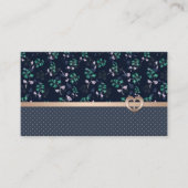 Patchwork, Retro Visitenkarte (Vorderseite)