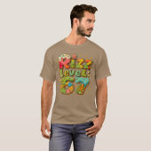 Patchwork Rizz Level 67 Funny Gamer Design foreens T-Shirt (Vorne ganz)