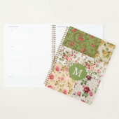 Patchwork Rose Custom Monogram Planner Planer (Anzeige)