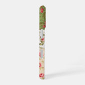 Patchwork-Rose mit individuellem Monogramm iPhone 16 Hülle (Rechte Seite)
