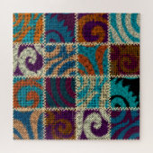 Patchwork Rough Leinwand Vintag Imitation Puzzle (Horizontal)