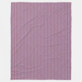 Patchwork Russland Flag Muster Fleecedecke (Vorderseite)