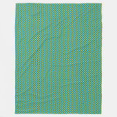 Patchwork Rwanda Flag Pattern Fleecedecke (Vorderseite)