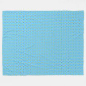 Patchwork Saint Lucia Flag Muster Fleecedecke (Vorderseite (Horizontal))