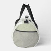 Patchwork Salbeigrünes Blumen-Vintage-Reisetasche Duffle Bag (Rechts)