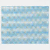 Patchwork San Marino Flaggenmuster Fleecedecke (Vorderseite (Horizontal))