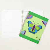 Patchwork-Schmetterlingsmuster auf Grün Planer (Anzeige)