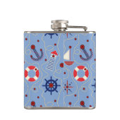 Patchwork-Seeentwurf Flachmann (Rückseite)