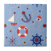 Patchwork-Seeentwurf Fliese (Vorderseite)