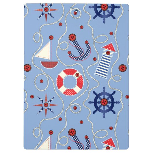 Patchwork-Seeentwurf Klemmbrett (Rückseite)